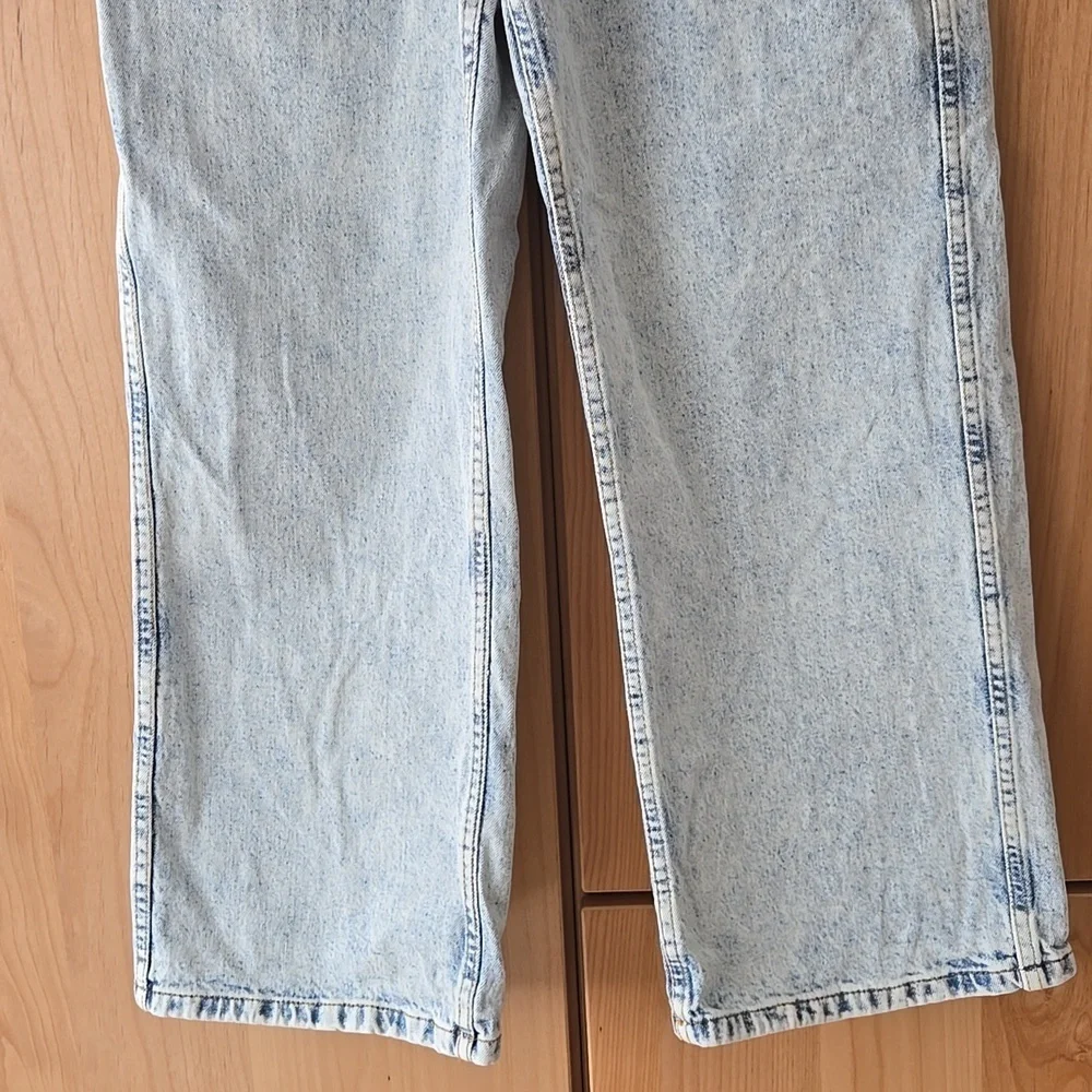 Sézane Le Crop Blue Edge Jeans | French Girl Style I VGUC, size 36 4US - Picture 10 of 13